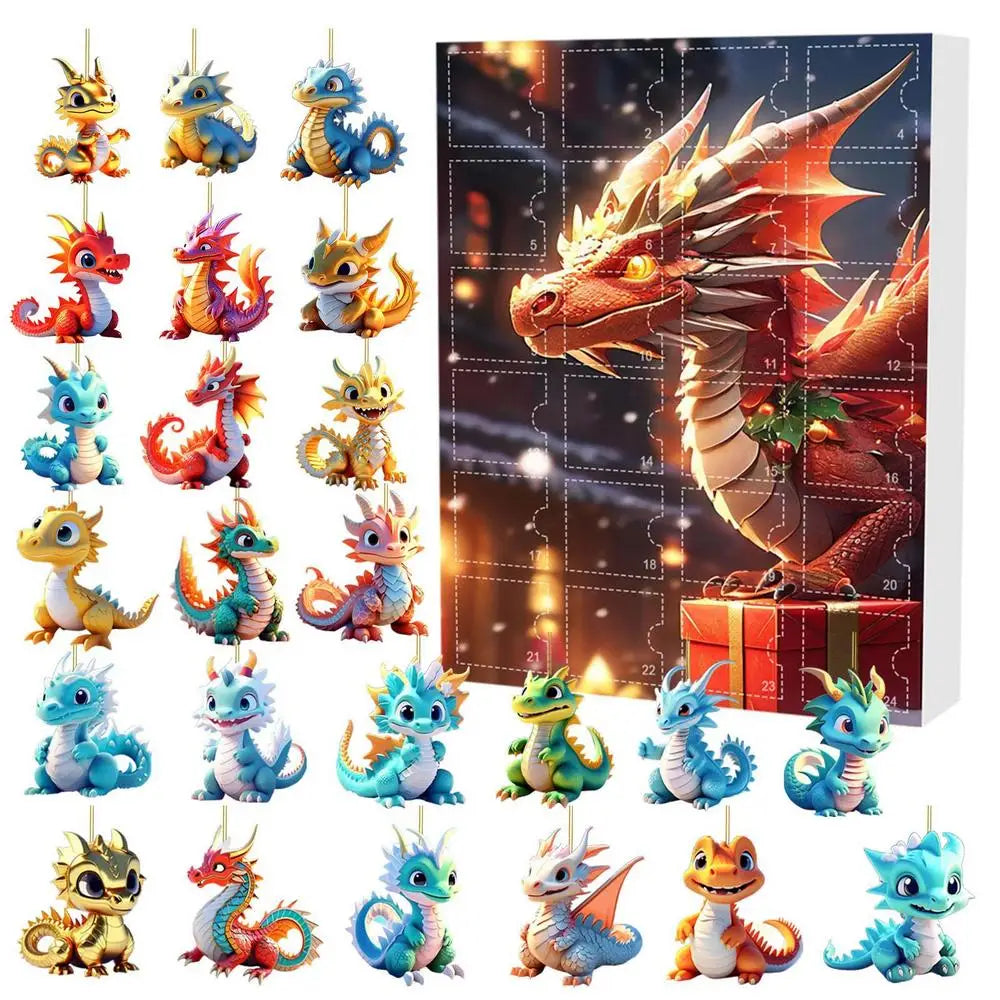 Advent Calendar with Acrylic Dinosaurs – Festive Joy for Young Dino Lovers 5