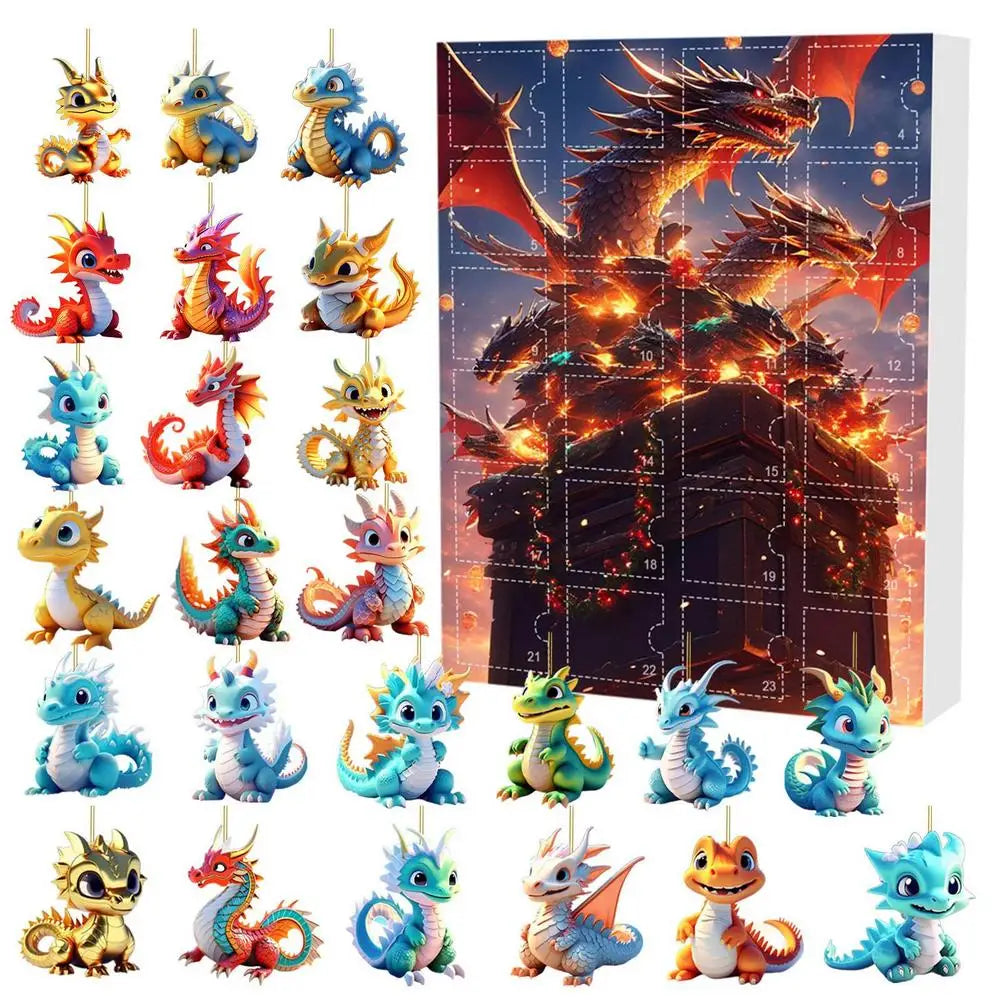 Advent Calendar with Acrylic Dinosaurs – Festive Joy for Young Dino Lovers 6