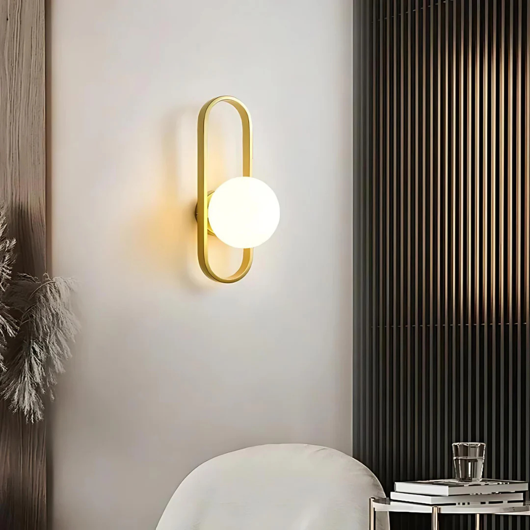 Ajax Luxe Glass Wall Lamp – Stylish Illumination for Modern Spaces 1