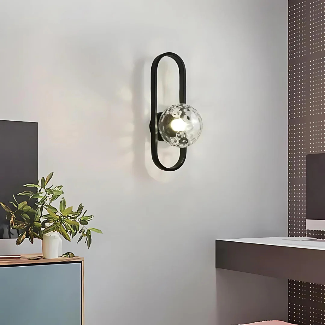 Ajax Luxe Glass Wall Lamp – Stylish Illumination for Modern Spaces 2