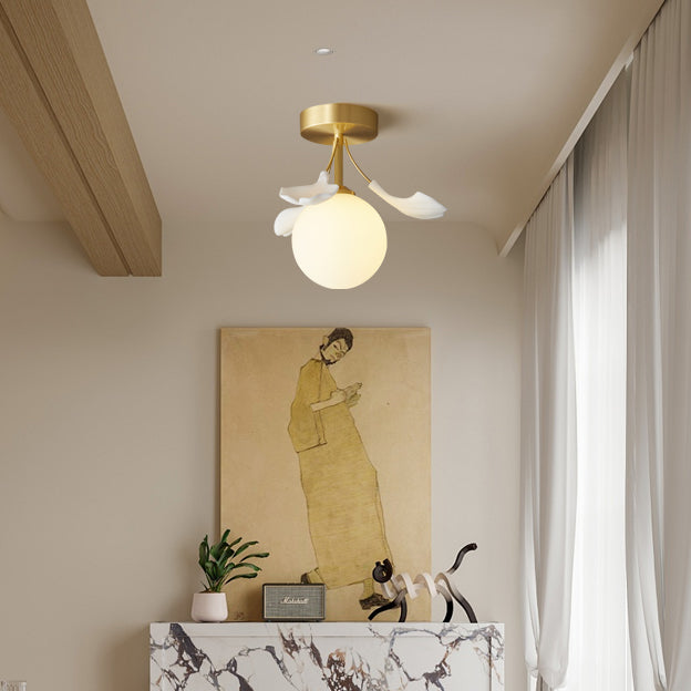 Allanie Gingko Ceiling Lamp – Unique Leaf Design for Serene Illumination 6