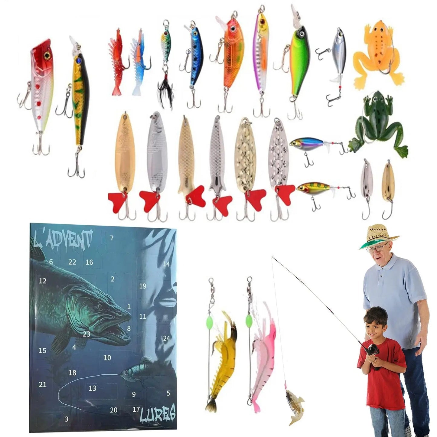Angler Advent Calendar 2025 – Daily Fishing Bait Surprises for Enthusiasts 2