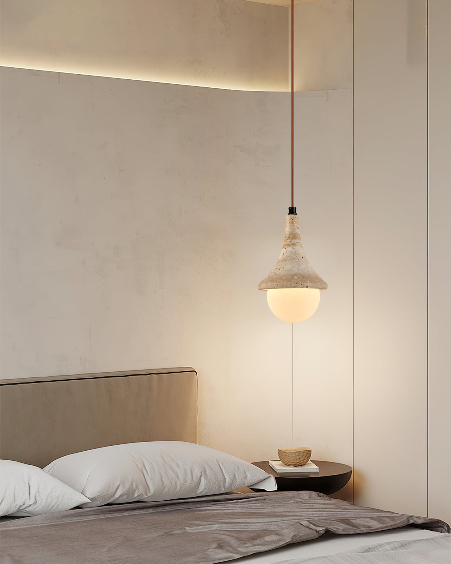 Annadel Pendant Light – Frosted Glass Sphere with Timeless Charm 4