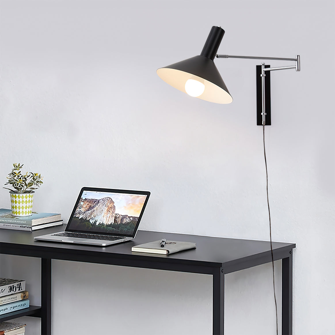 Anvia Wall Lamp With Plug – Adjustable Arm For Elegant Ambiance 2