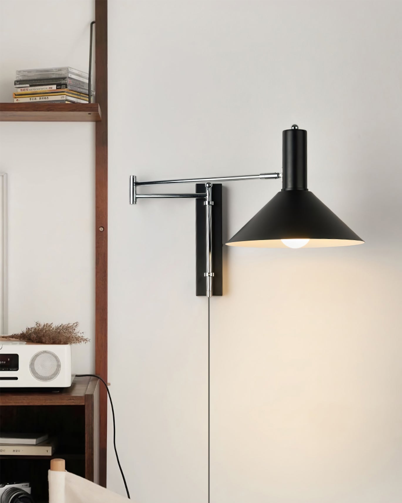 Anvia Wall Lamp With Plug – Adjustable Arm For Elegant Ambiance 5