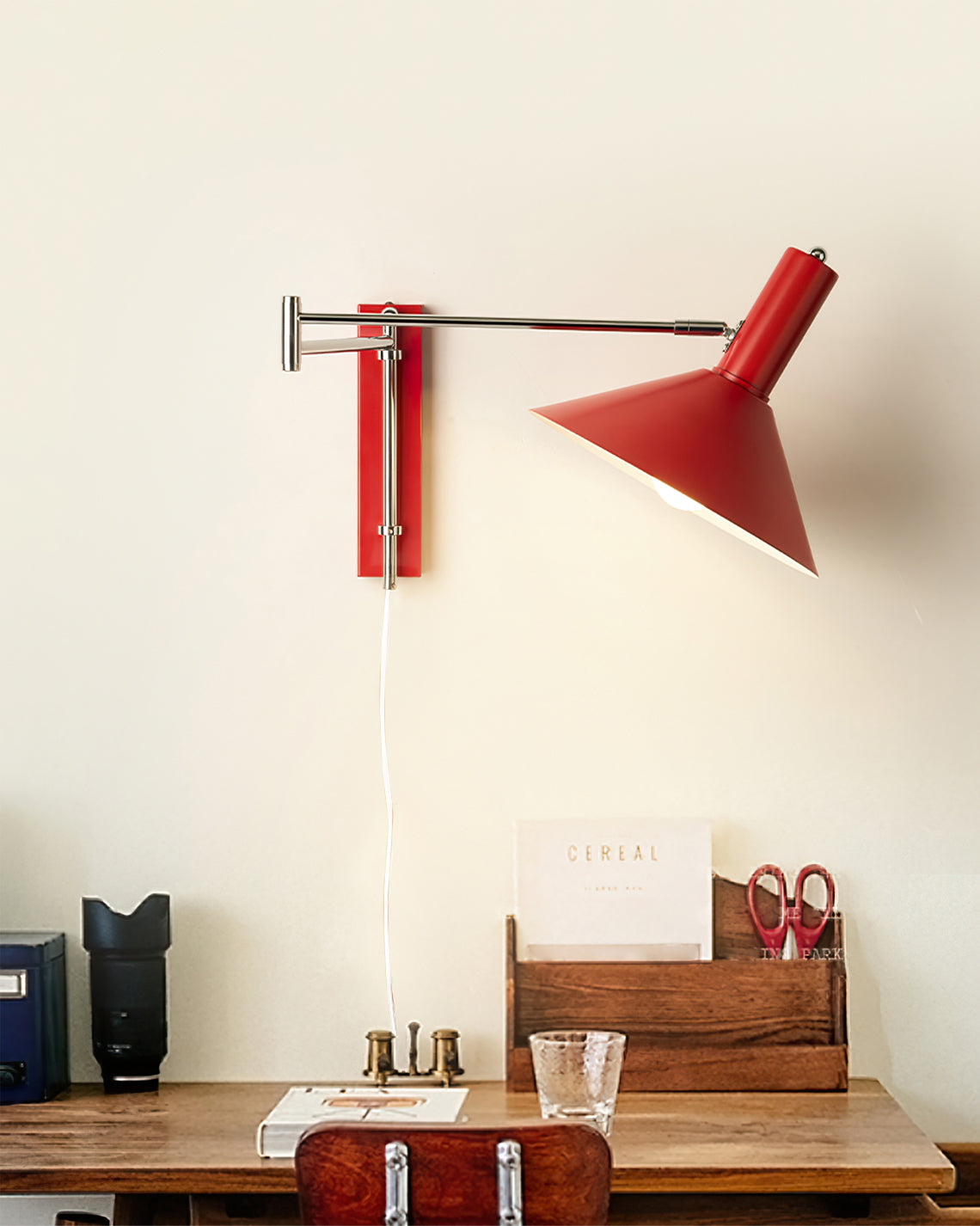 Anvia Wall Lamp With Plug – Adjustable Arm For Elegant Ambiance 6