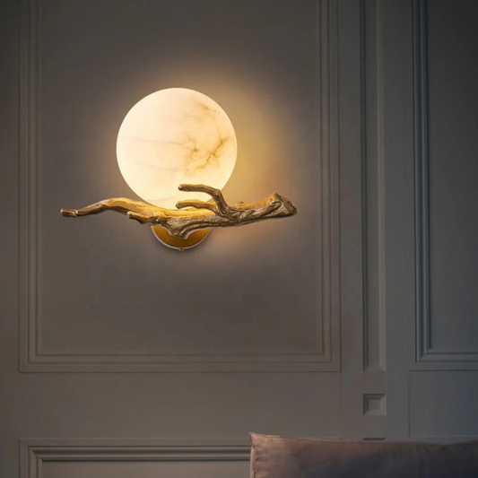 Ares Wall Lamp – Elegant Marble Sconce Light for Cozy Ambiance 0