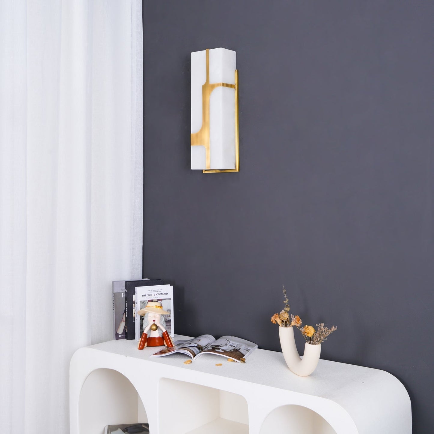 Ariel Wall Lamp – Stylish Alabaster Sconce Light 3