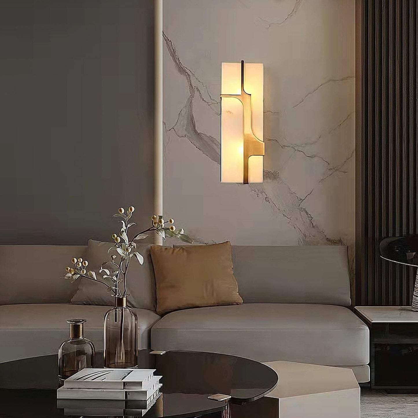 Ariel Wall Lamp – Stylish Alabaster Sconce Light 5
