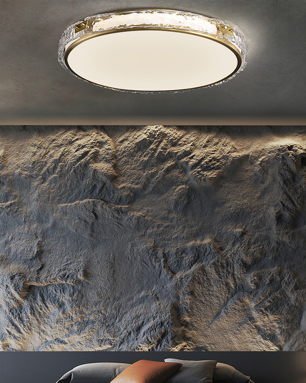 Arlus Ceiling Lamp – Contemporary Elegance with Gold Accents 7