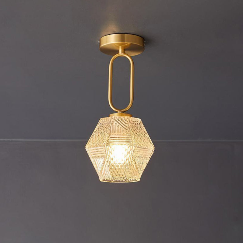 Art Deco Ceiling Light Fixture – Elegant Design with Unique Light Reflection 0