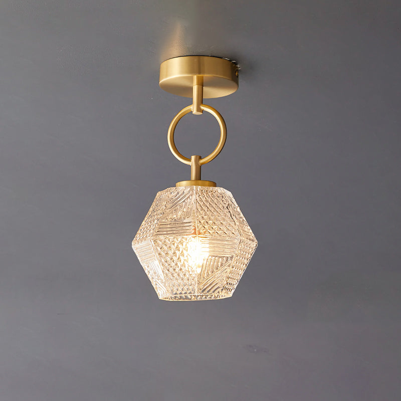 Art Deco Ceiling Light Fixture – Elegant Design with Unique Light Reflection 10