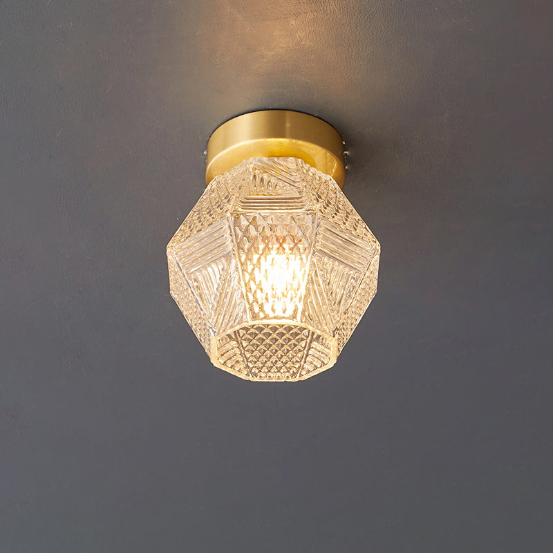 Art Deco Ceiling Light Fixture – Elegant Design with Unique Light Reflection 9