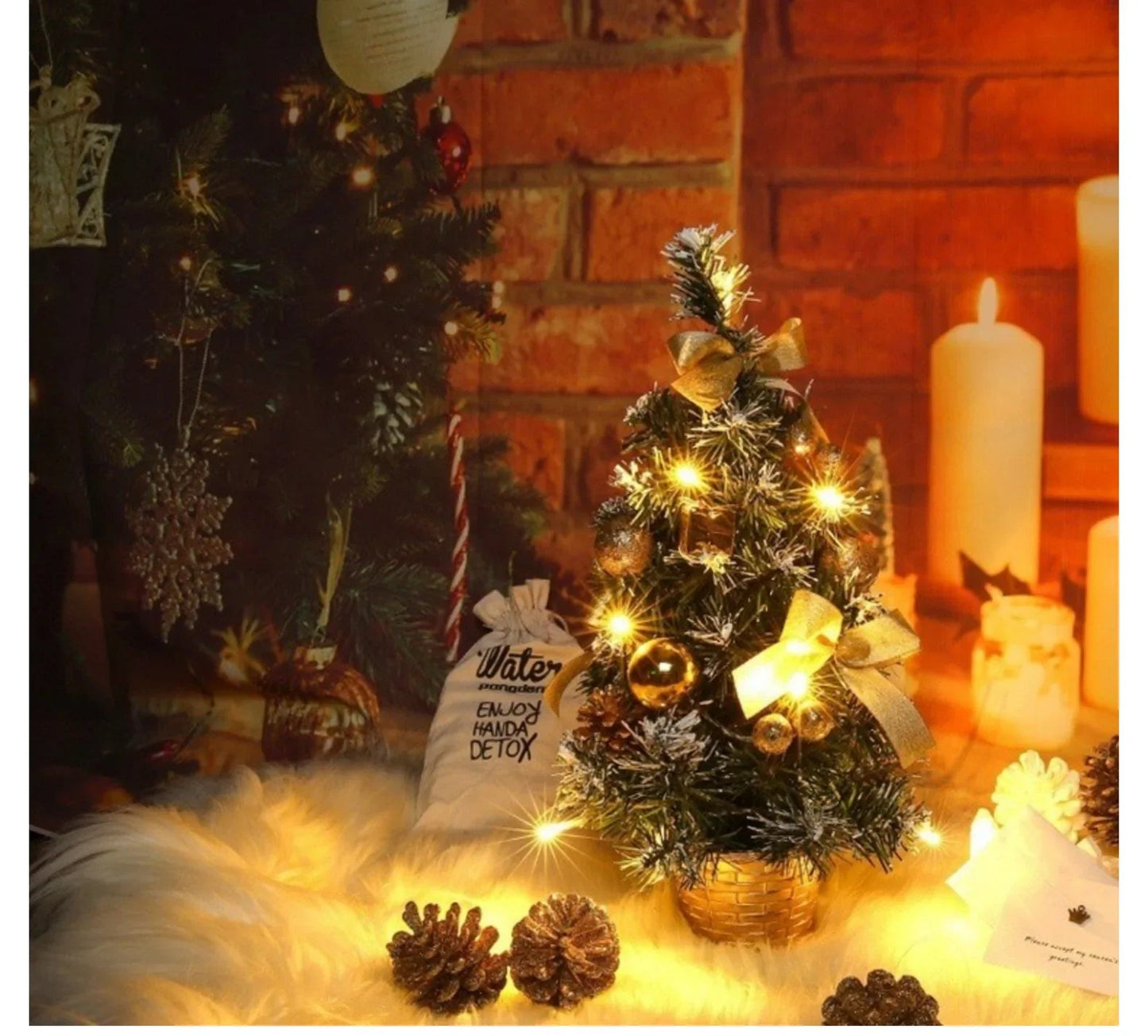 Artificial Christmas Tree 40 cm – Pre Lit Decor for Cozy Celebrations 3