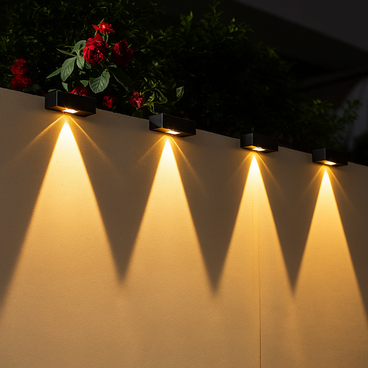 Aurion Solar Wall Light – Effortless Outdoor Illumination Without Wiring 1