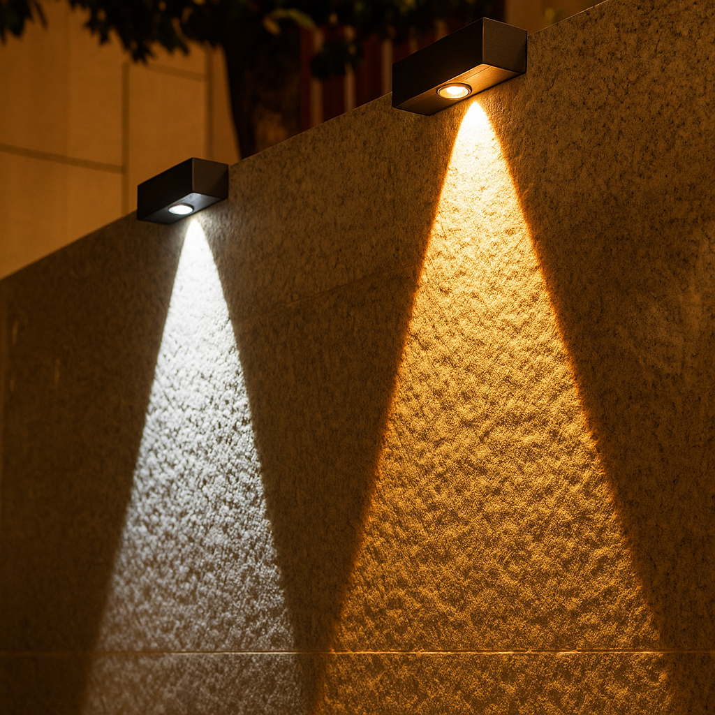 Aurion Solar Wall Light – Effortless Outdoor Illumination Without Wiring 3