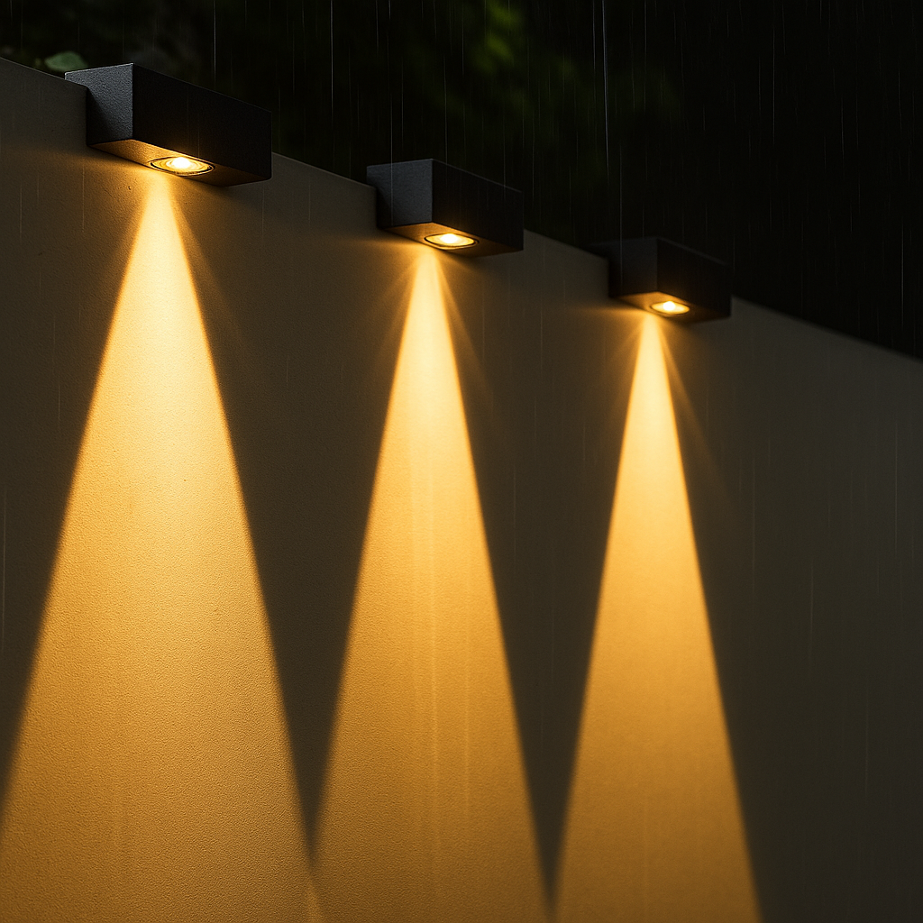 Aurion Solar Wall Light – Effortless Outdoor Illumination Without Wiring 4