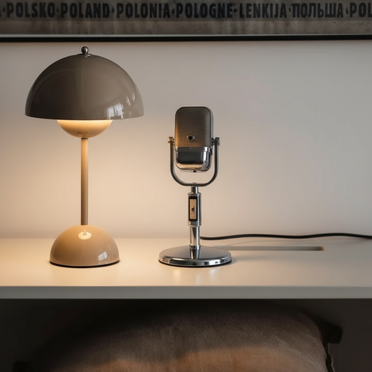 AuroraGlo Table Lamp – Elegant Wireless Design with Dimming Options 1