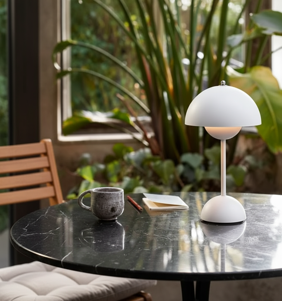 AuroraGlo Table Lamp – Elegant Wireless Design with Dimming Options 3