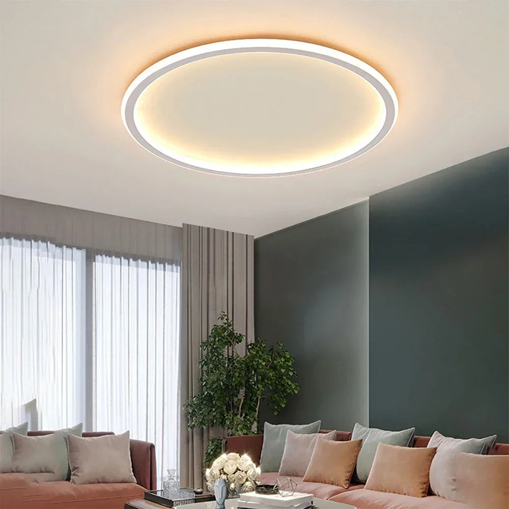 Auroraglobe Nordic Round Ceiling Light – Modern Elegance with Inviting Illumination 2