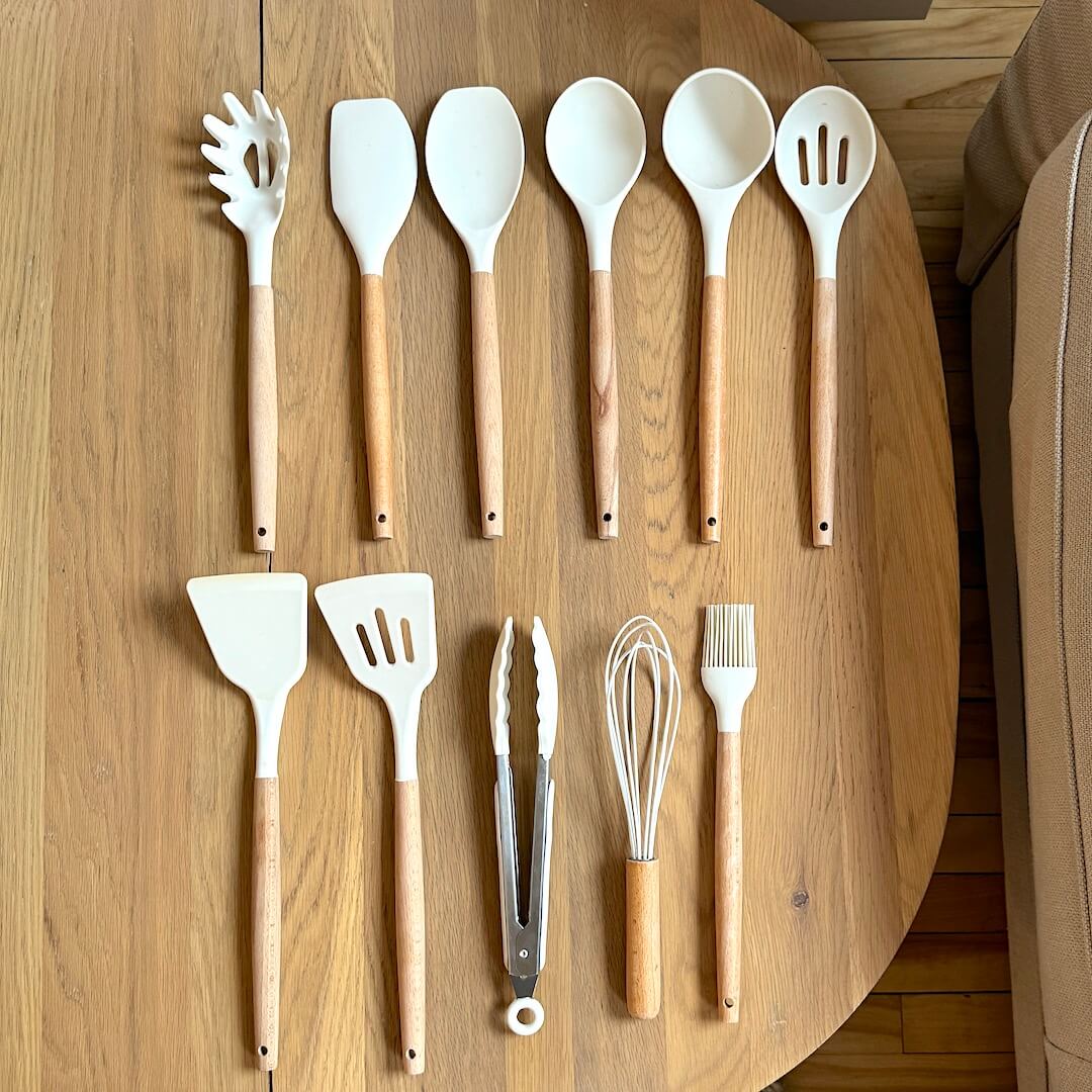 BPA-Free Silicone Cooking Utensils Set – Elegant Kitchen Tools for Safe Culinary Adventures 3