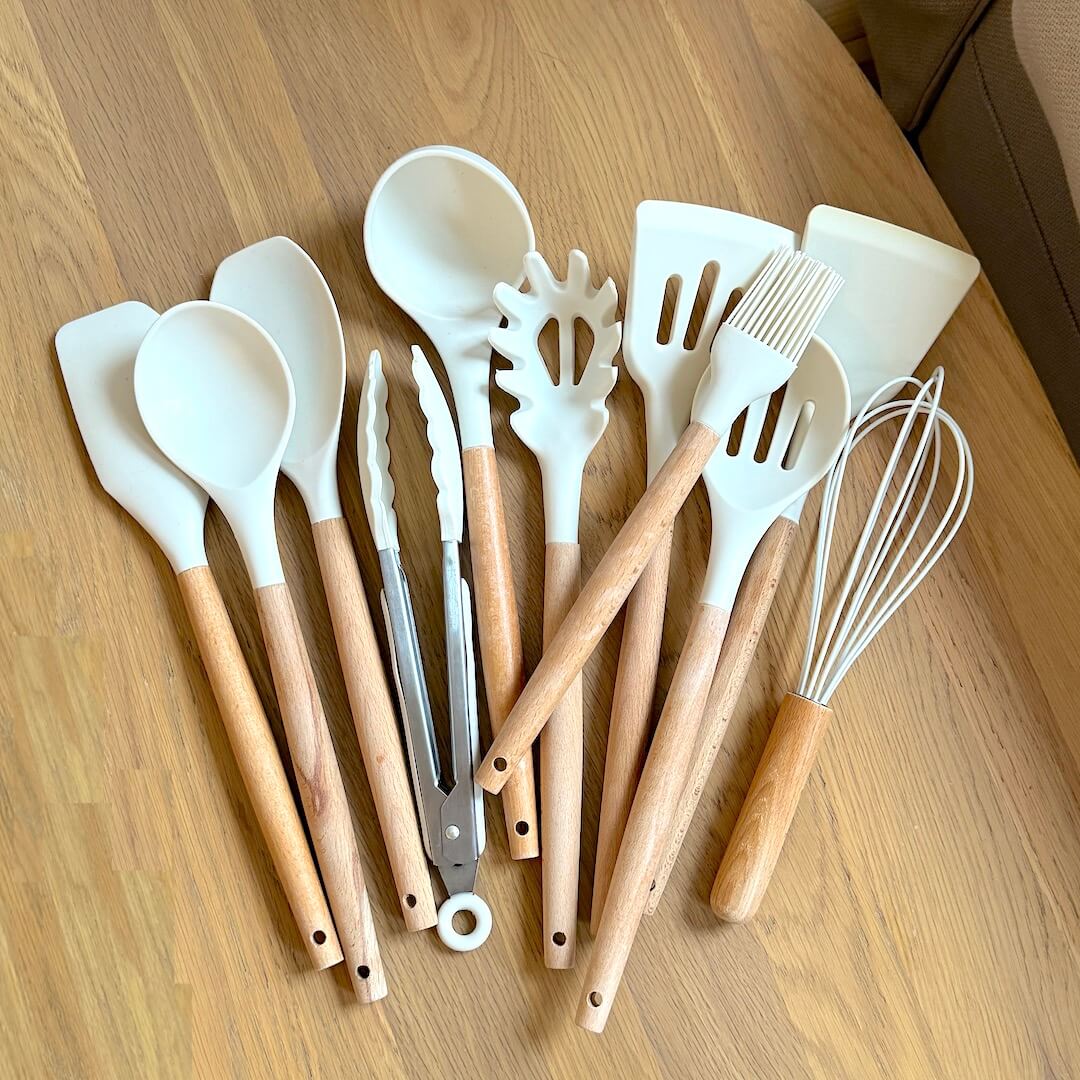 BPA-Free Silicone Cooking Utensils Set – Elegant Kitchen Tools for Safe Culinary Adventures 5