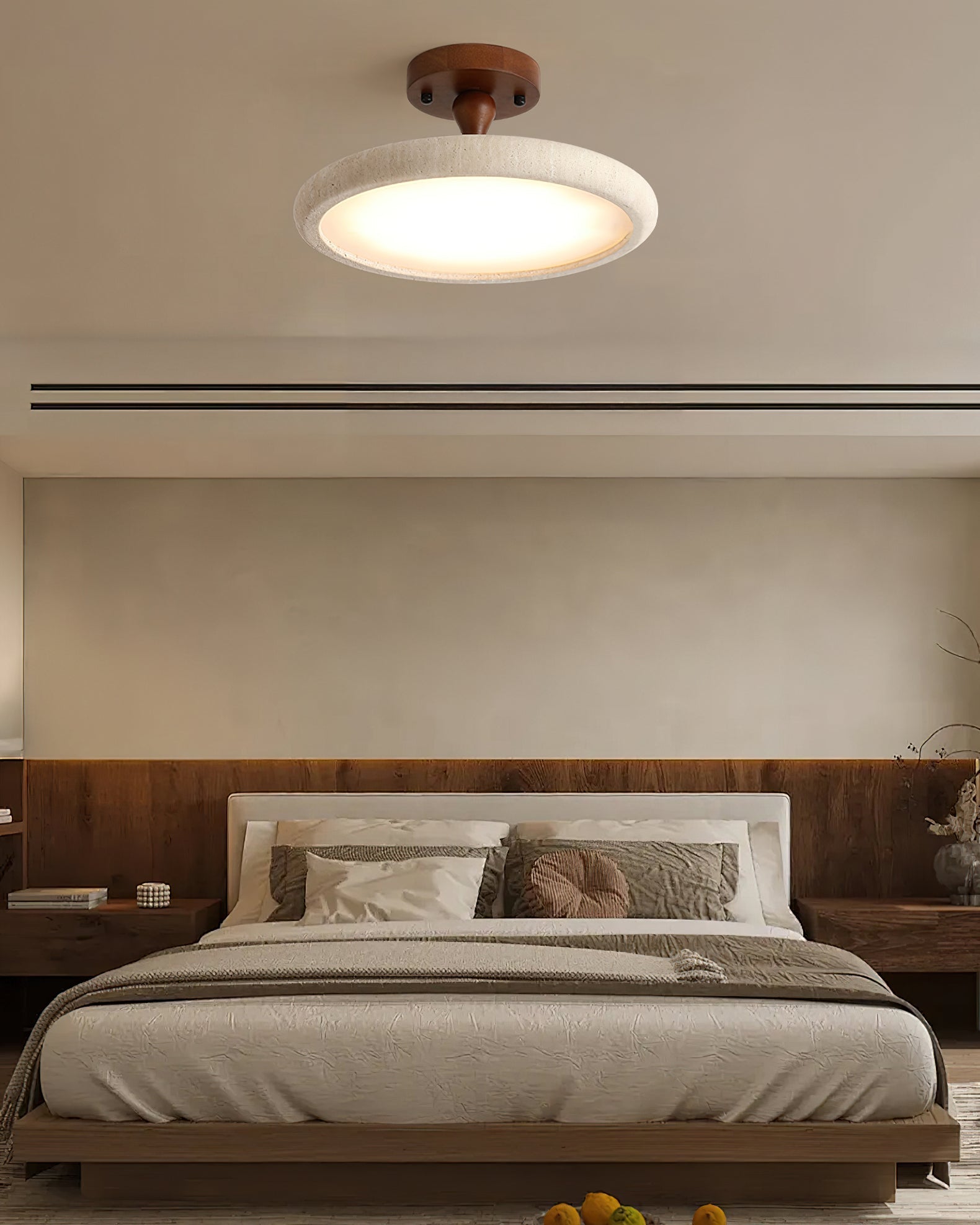 Bailey Ceiling Light Fixture – Natural Elegance with Modern Ambiance 3