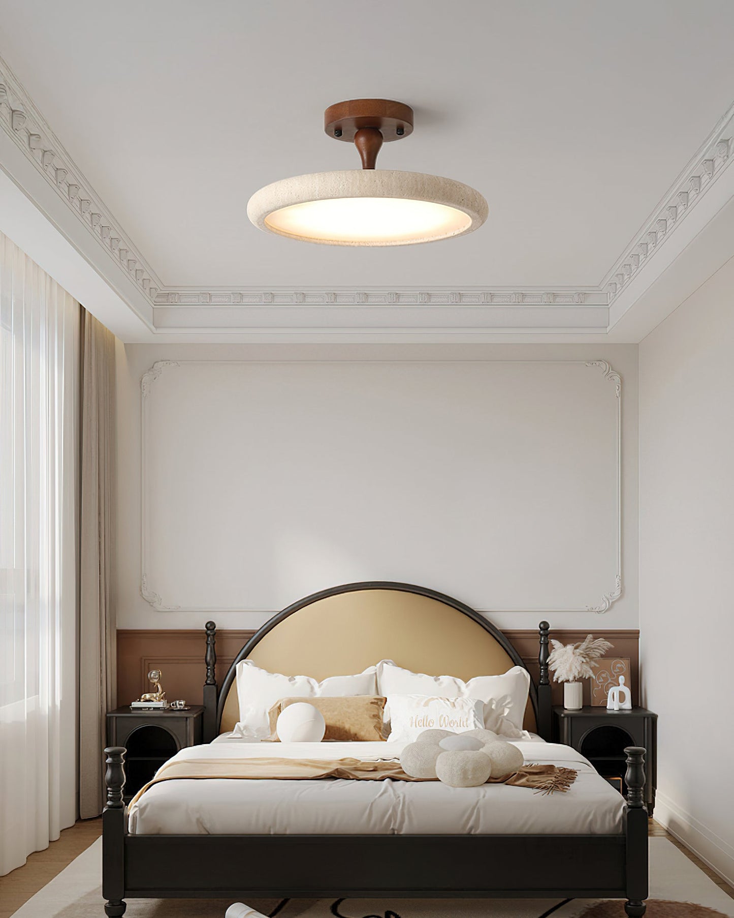 Bailey Ceiling Light Fixture – Natural Elegance with Modern Ambiance 7