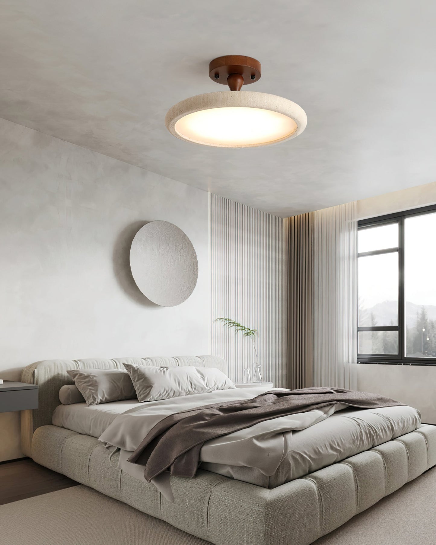 Bailey Ceiling Light Fixture – Natural Elegance with Modern Ambiance 8