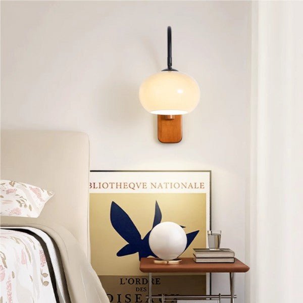 Bauhaus Rotating Glass Wall Lamp – Stylish Illumination with Adjustable Mood 2