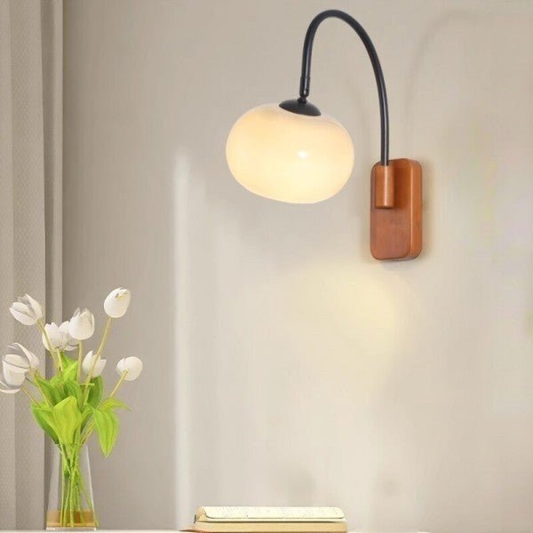 Bauhaus Rotating Glass Wall Lamp – Stylish Illumination with Adjustable Mood 3