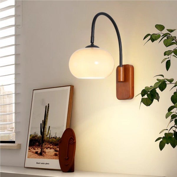 Bauhaus Rotating Glass Wall Lamp – Stylish Illumination with Adjustable Mood 4
