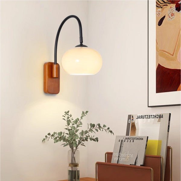 Bauhaus Rotating Glass Wall Lamp – Stylish Illumination with Adjustable Mood 5