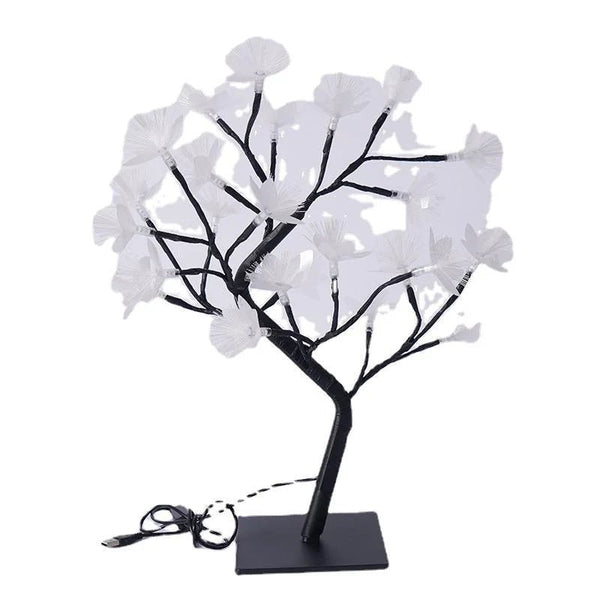 Birch Fiber Optic Flower Tree Light – Whimsical Glow for Cozy Spaces 2