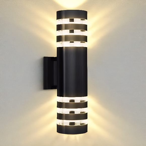 Black Outdoor Wall Light – Stylish Design for Enhanced Safety 9