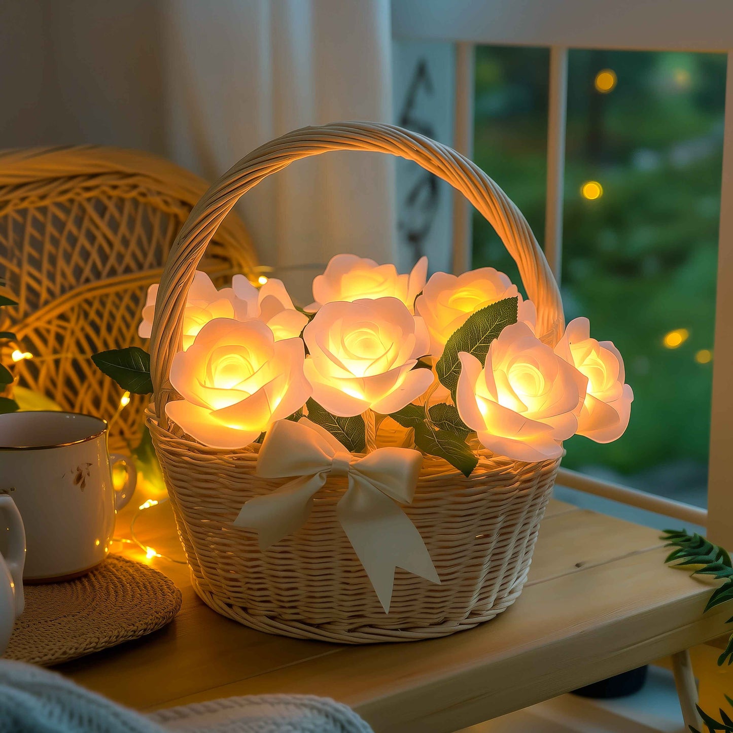 BloomBasket Light – Charming LED Flower Basket Glow 2