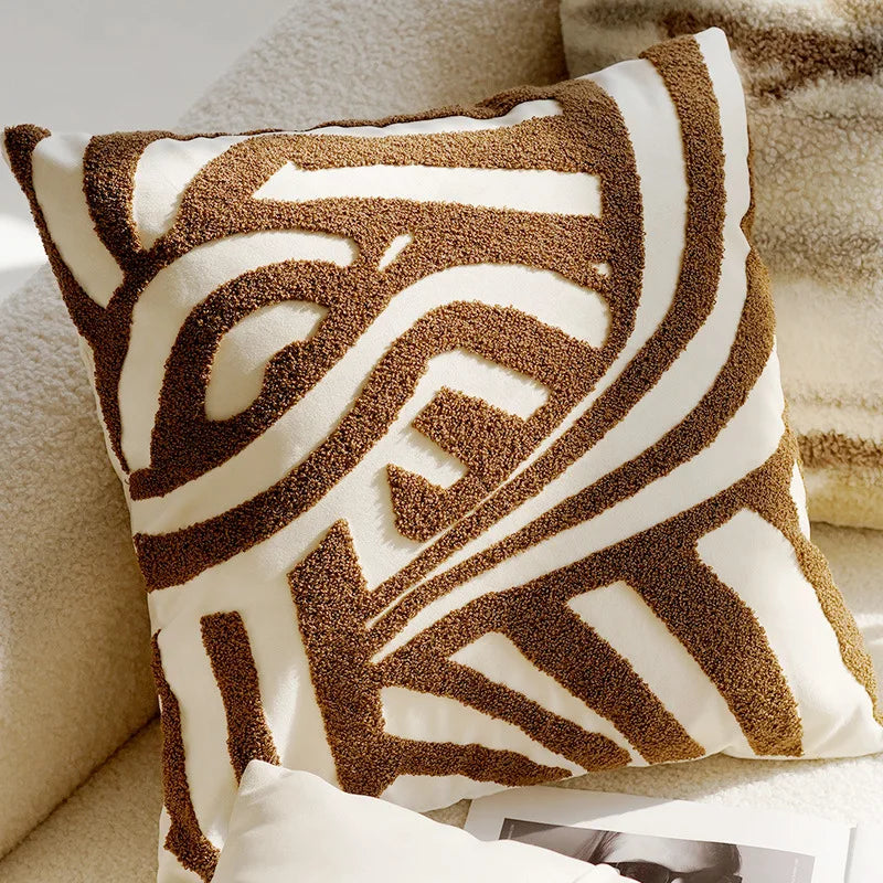 Brauner Vintage Nordic Pillow Covers – Timeless Elegance for Any Room 2