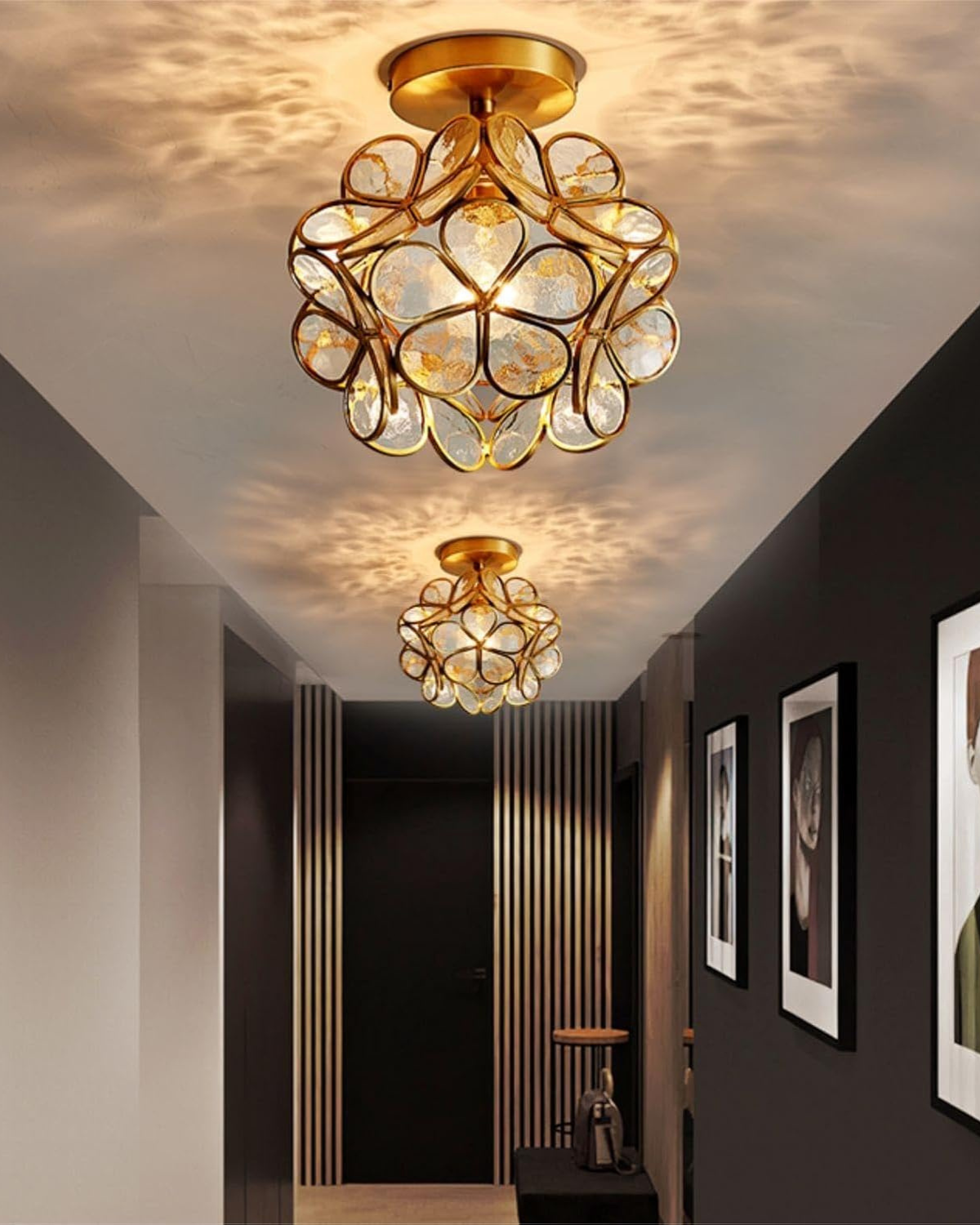 Ceiling Light Inge – Elegant Floral Design with Soft Illumination 1
