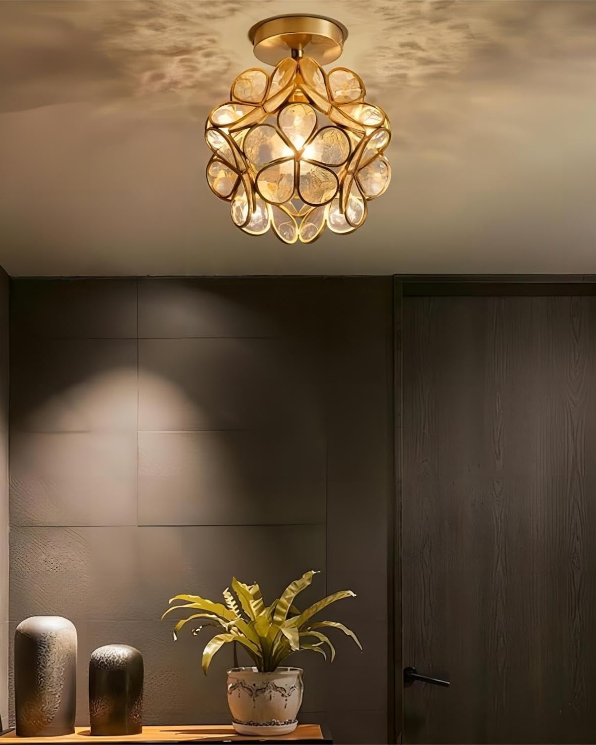 Ceiling Light Inge – Elegant Floral Design with Soft Illumination 2