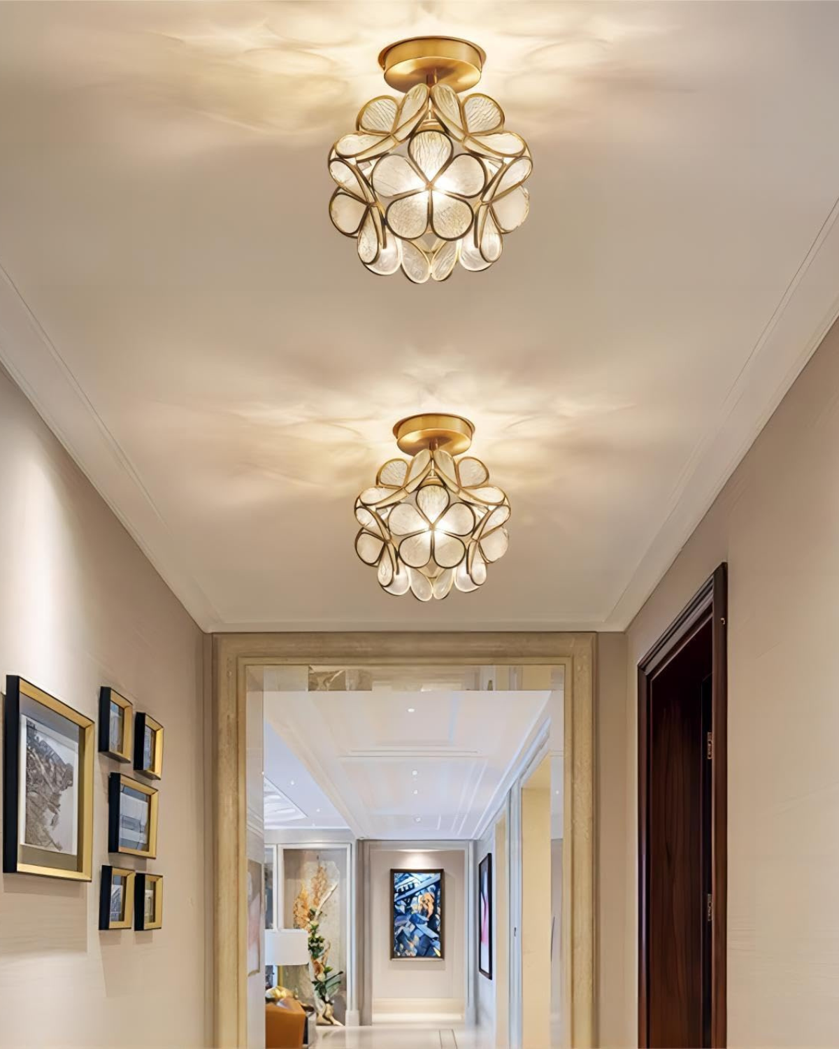 Ceiling Light Inge – Elegant Floral Design with Soft Illumination 4