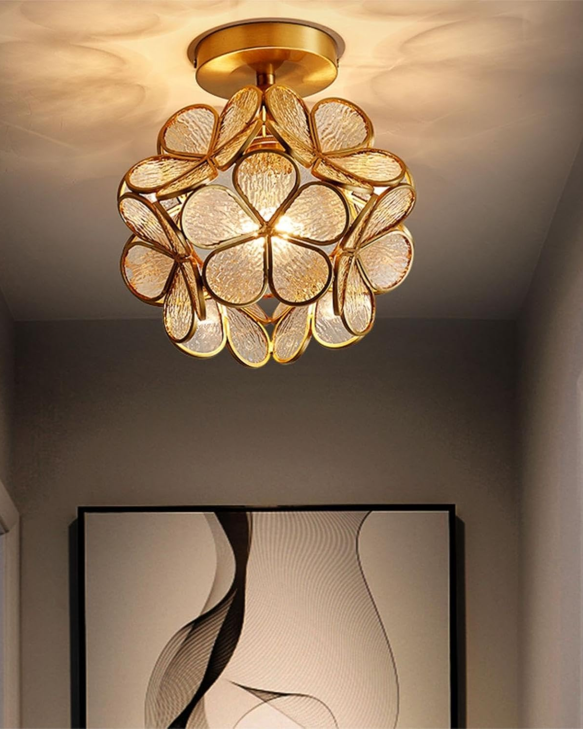 Ceiling Light Inge – Elegant Floral Design with Soft Illumination 5