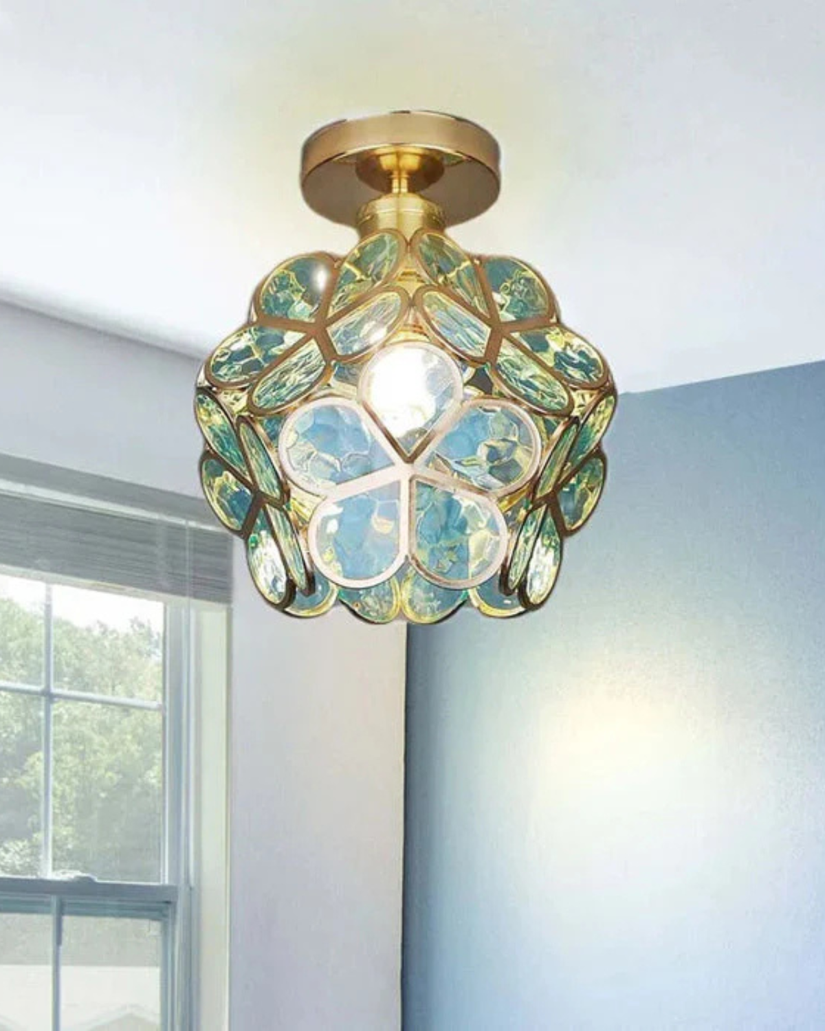 Ceiling Light Inge – Elegant Floral Design with Soft Illumination 7