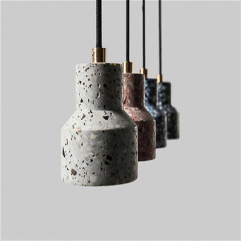 Cement Terrazzo Pendant Light – Stylish Vintage Charm for Any Space 3