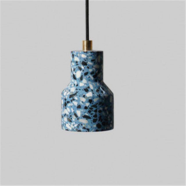 Cement Terrazzo Pendant Light – Stylish Vintage Charm for Any Space 4