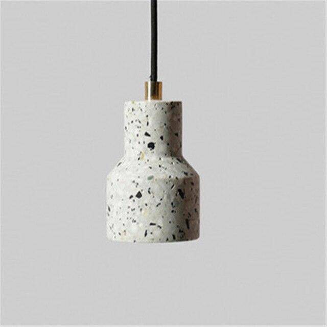 Cement Terrazzo Pendant Light – Stylish Vintage Charm for Any Space 5