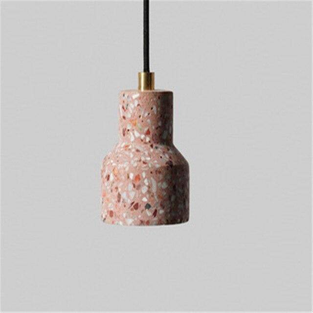 Cement Terrazzo Pendant Light – Stylish Vintage Charm for Any Space 6
