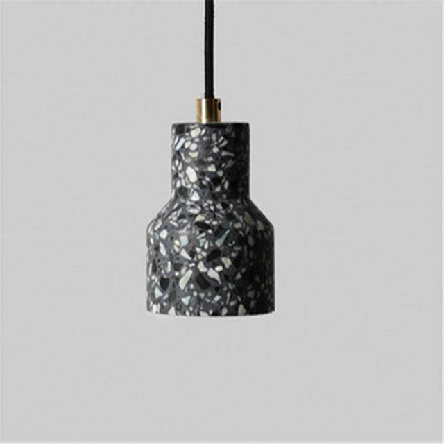 Cement Terrazzo Pendant Light – Stylish Vintage Charm for Any Space 7