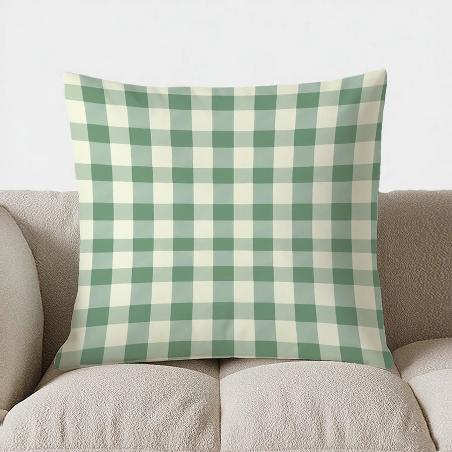 Checked Cushion Cover 40x40 – Chic Design for Cozy Spaces 0