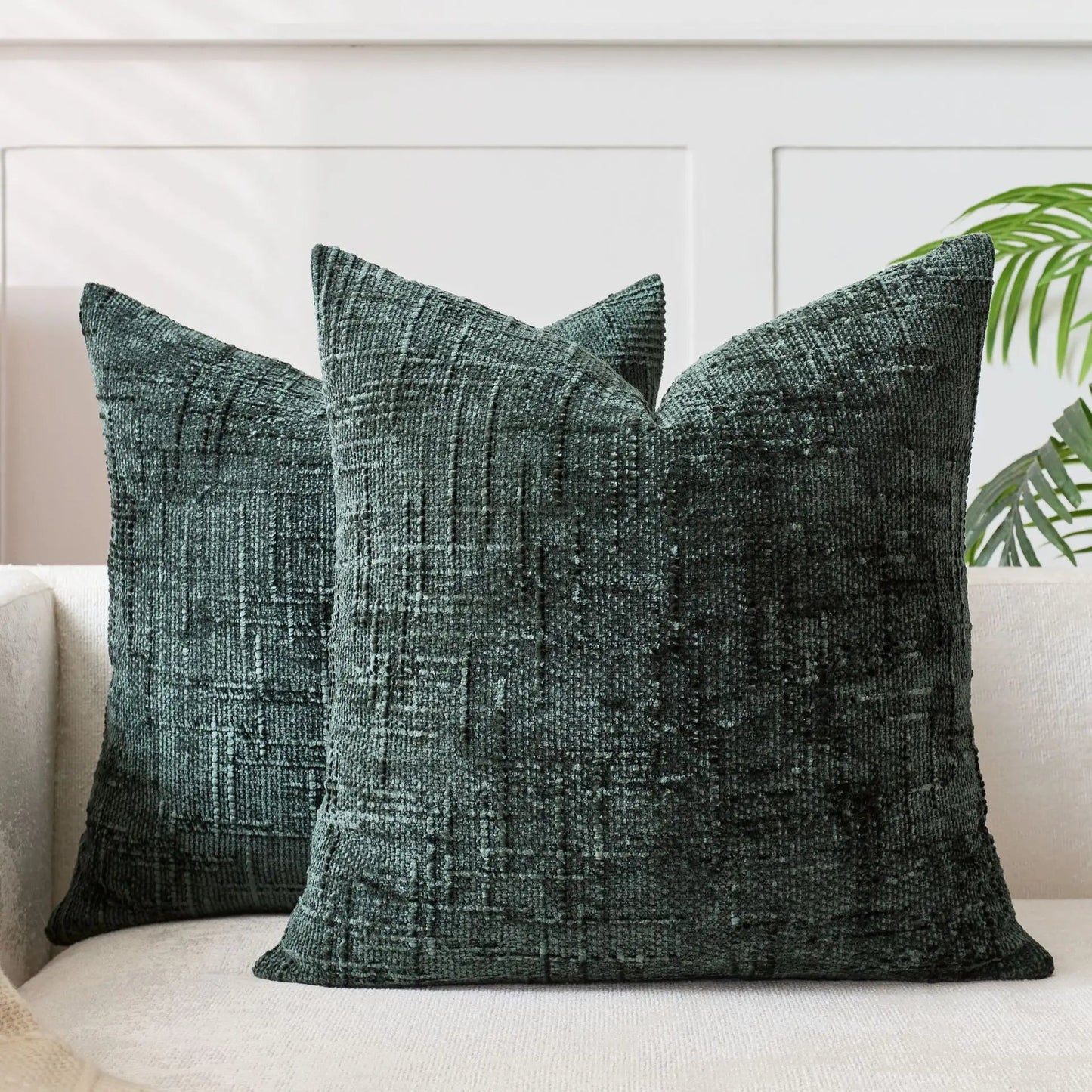 Chenille Rough Yarn Pillow Cover – Elegant Texture for Cozy Spaces 0