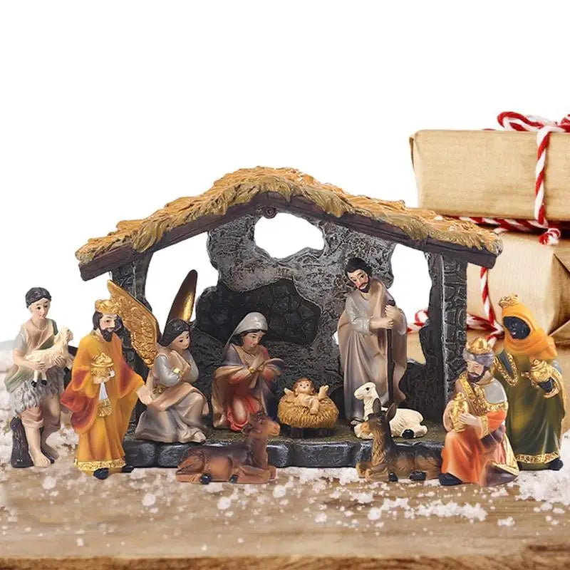 **Christmas Crib Set** – Exquisite Figures for Festive Atmosphere 2